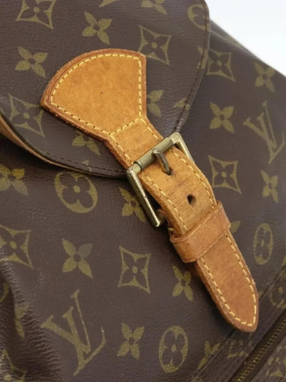 LOUIS VUITTON Monogram Montsouris GM Backpack M51135 LV Auth ka4969